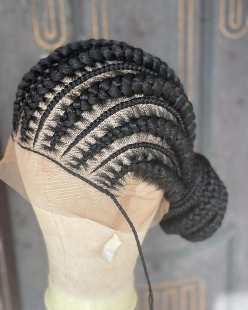 Corn roll braids