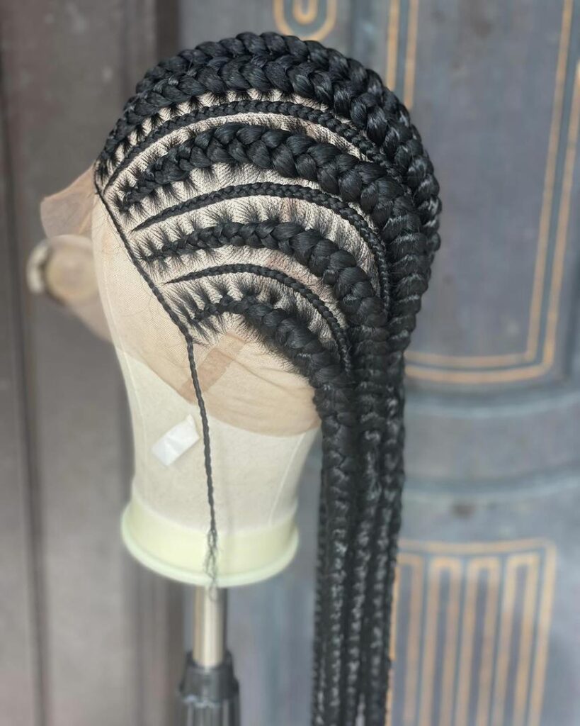 Corn roll braids