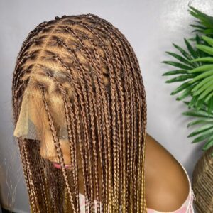 Bone Straight Braids Full Lace